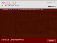 Tablet Screenshot of ilcerrosughero.com